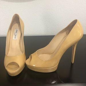 Jimmy Choo Nude Pumps